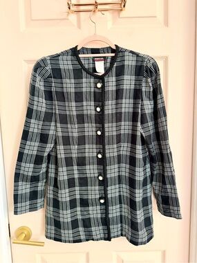 Vintage plaid separate issue jacket